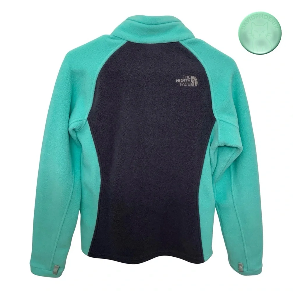 The North Face Women’s Fleece Jacket – Full Zip – Size Small – Teal & Black - Picture 2 of 15